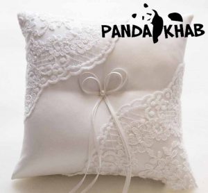 خرید روبالشی ابریشمی شیک عروس