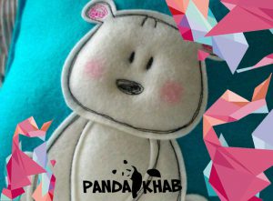 خرید بالش نمدی نوزاد دخترانه