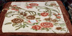 شرکت پخش پتو الماس دونفره گل برجسته