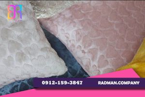 تولیدی روبالشی مخمل قلبی رادمان