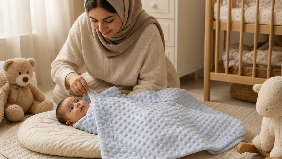 شرایط استفاده از پتو حبابی نوزاد