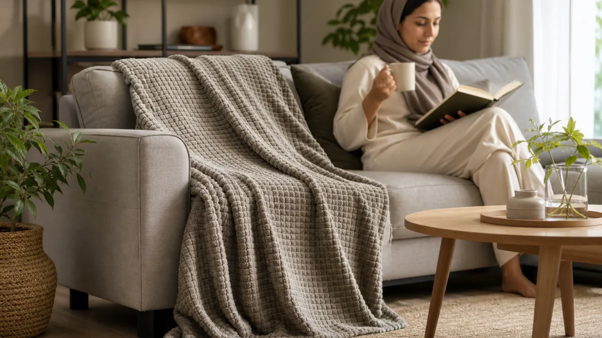 گرمای اتاق و سفر با پتو ایکیا
