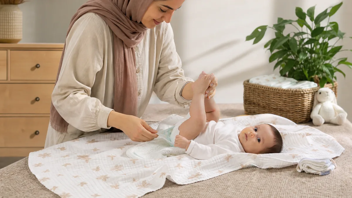 والدین و مهدکودک‌ها با پتو دورپیچ موسلین